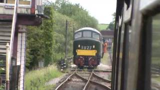 Class 46, D182, running round at Hammersmith.