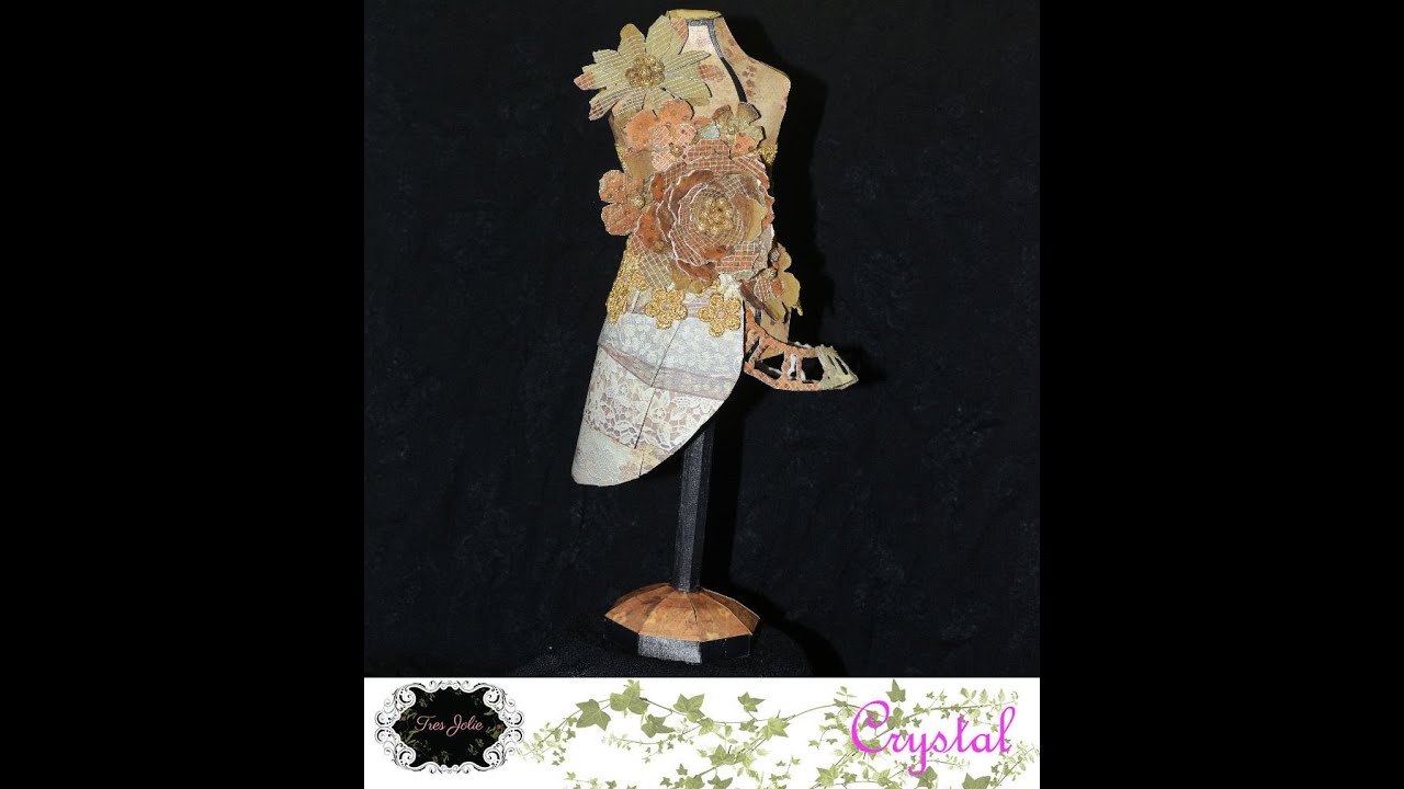 Tres Jolie Kit Club - December Mixed Media - Tutorial - YouTube