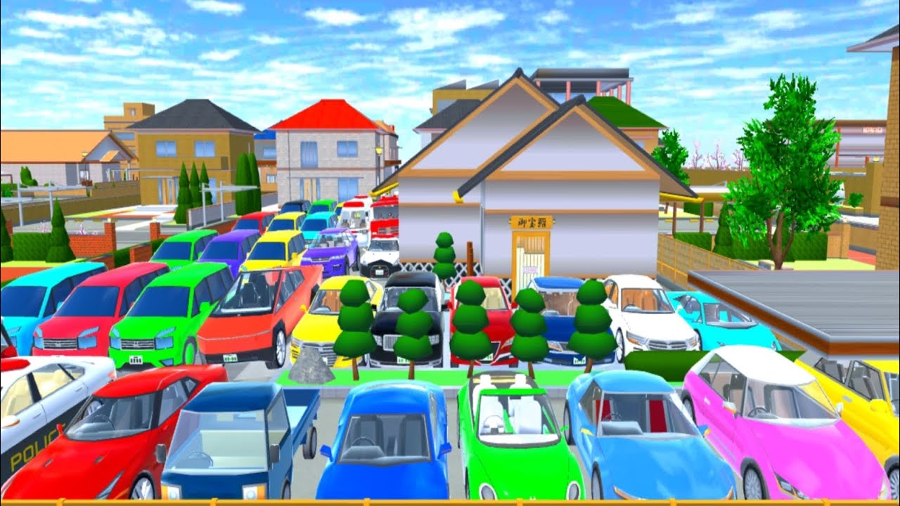 New Best Car Collection🚘 | Car Collection Gameplay Android | Sakura School Simulator Gameplay  👍🎮✅