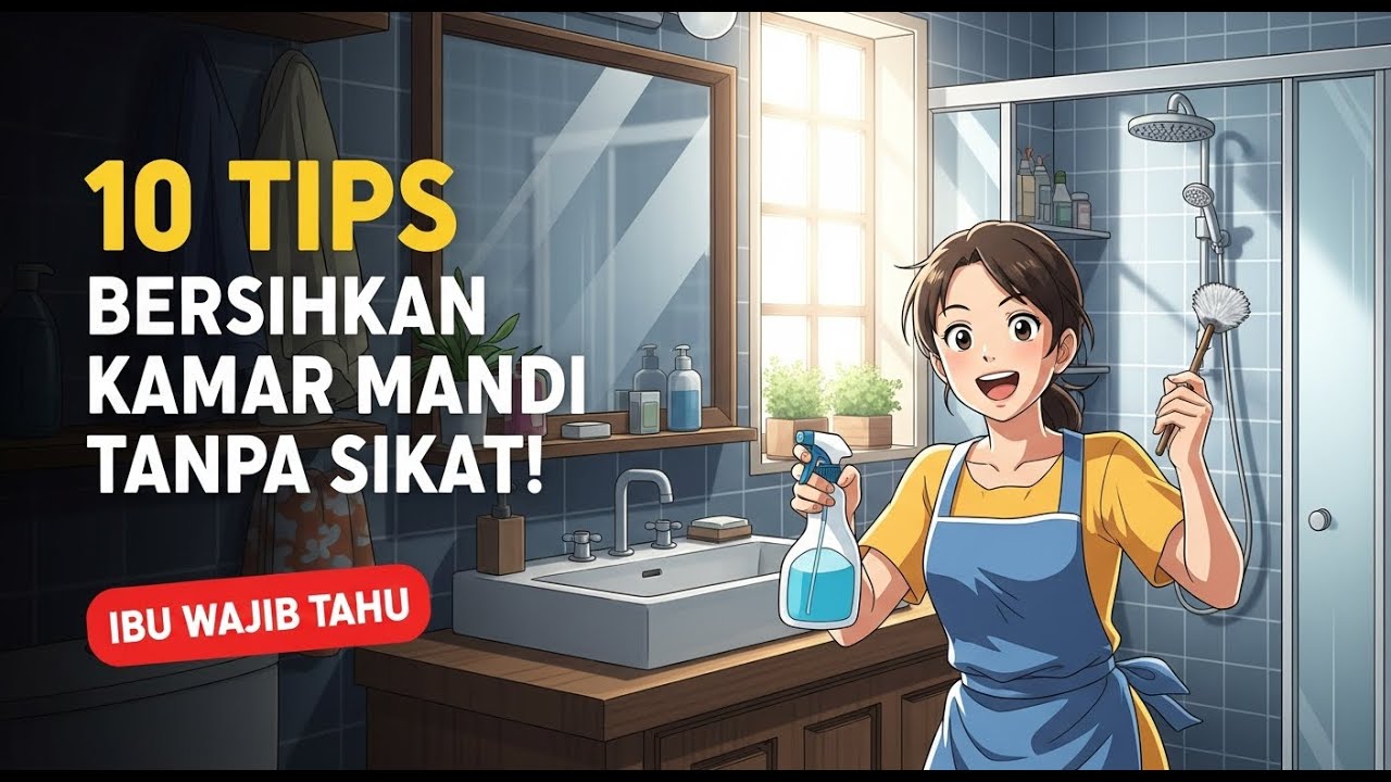 10 Tips Bersihkan Kamar Mandi Tanpa Sikat Seharian – Ibu Rumah Tangga Wajib Tahu!