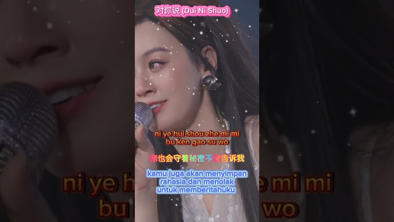 Dui Ni Shuo #lyrics #song #mandarin