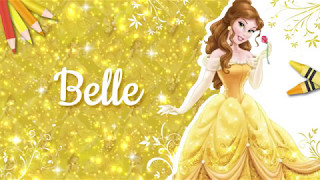 DISNEY PRINCESS BELLE #2| Coloring page