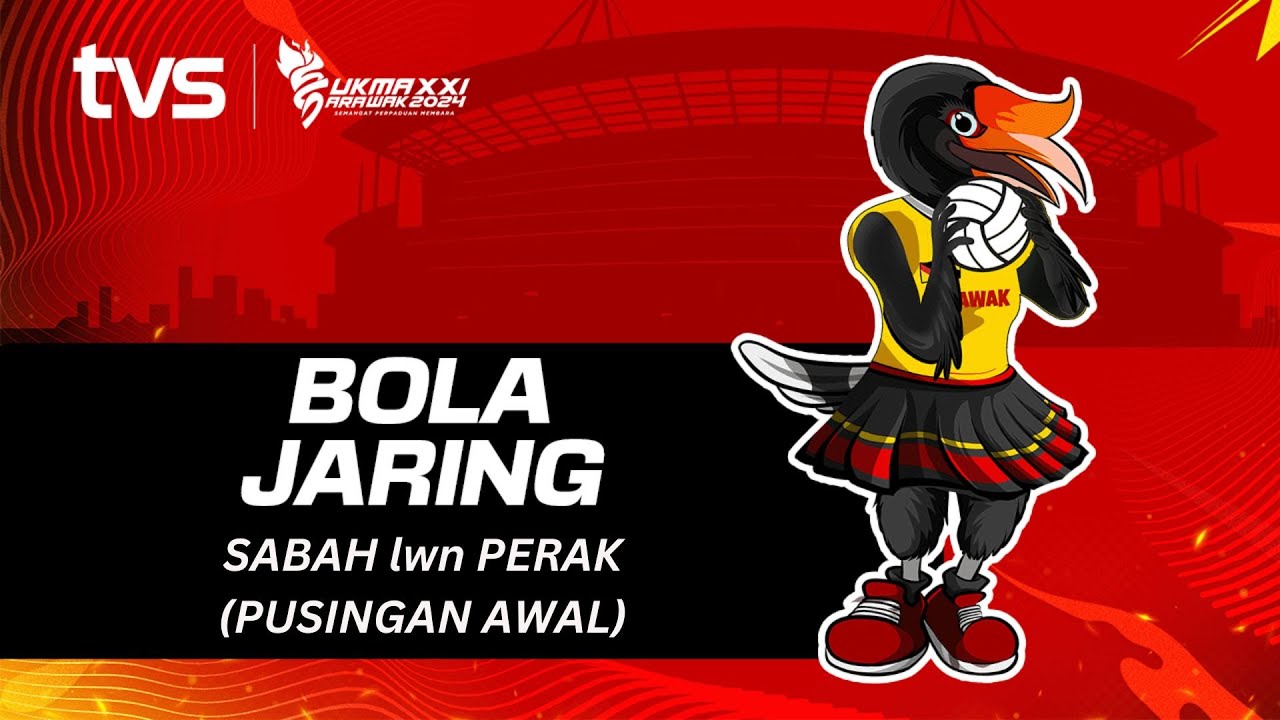 Bola Jaring Sabah lwn Perak Pusingan Awal | SUKMA Sarawak 2024