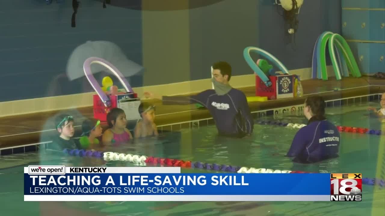 We're Open Aqua Tots teaching a lifesaving skill YouTube