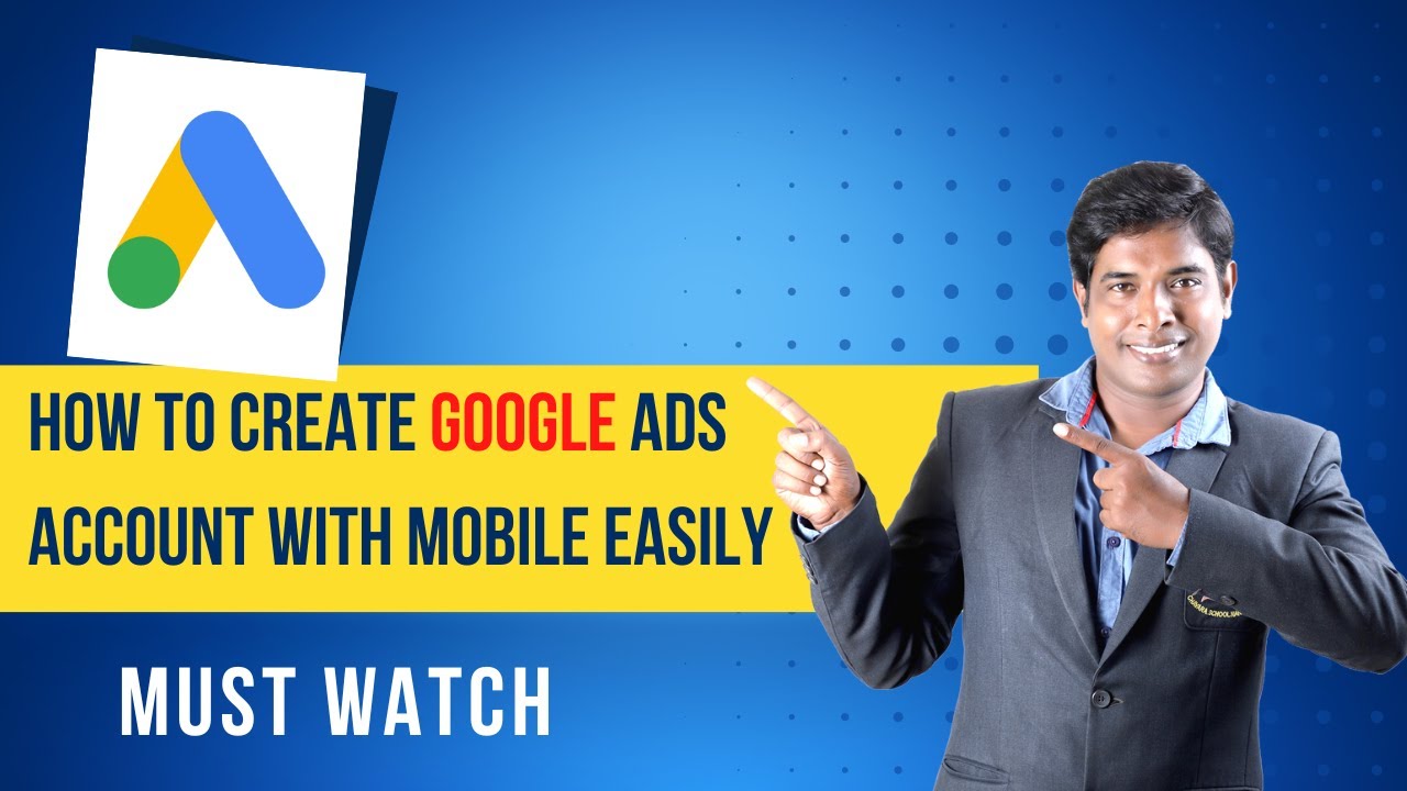 how to create google ads account with mobile - YouTube