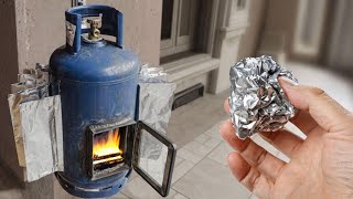 Aluminum Foil + Stove, will Maximise the Efficiency • Tutorial