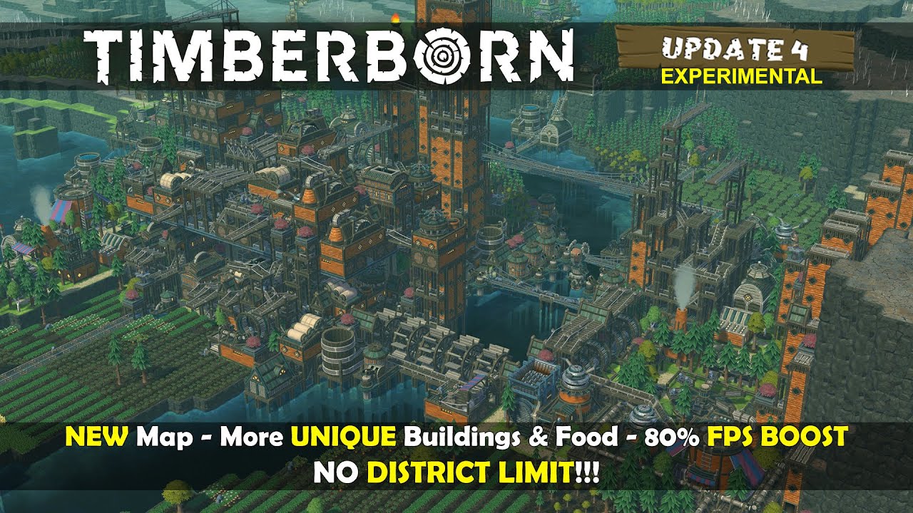 LIVE | Timberborn NEW UPDATE 4 - IRONTEETH FACTION & More - COLONY ...