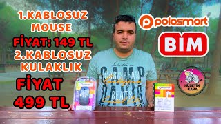 I Bought Polosmart Bluetooth Headphones and Wireless Charging Mouse from BİM | Review Video