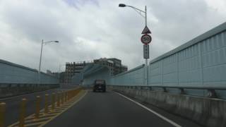 基隆西岸高架道路 往高速公路方向 路程景
