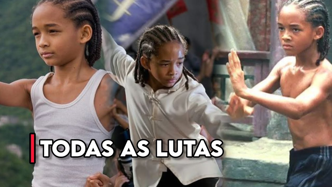 TODAS AS LUTAS DO DRE PARKER - (Karatê Kid: 2010)