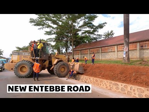 A Ride On The Newly Rehabilitated ENTEBBE ROAD To The Airport