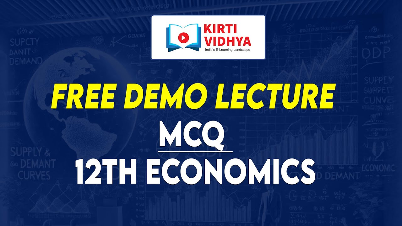 📊 12th Commerce Economics | 📝 MCQ 1 to 20 | Quick Revision | Vipul Baldania Sir & Kirti 🚀