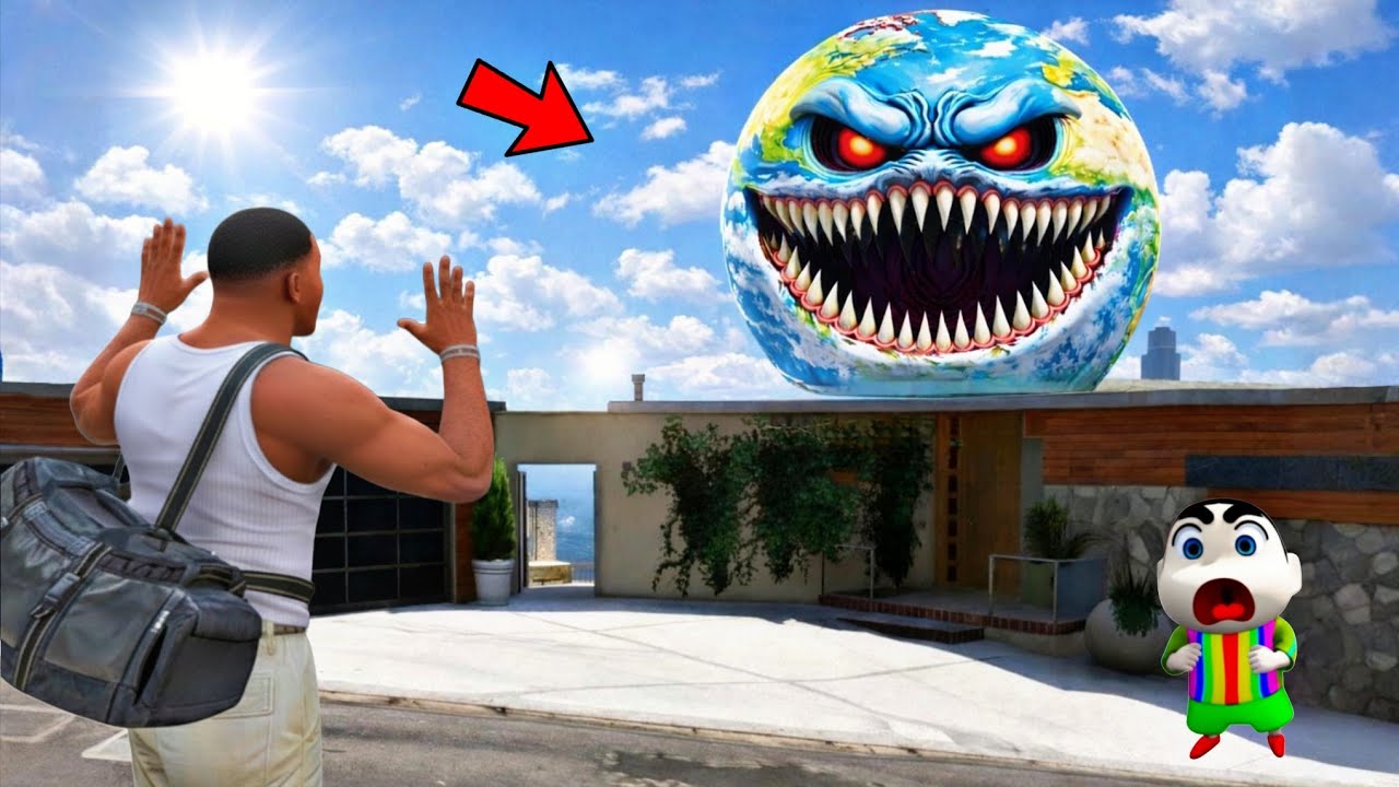 FRANKLIN FOUND A STRANGE EARTH IN GTA 5