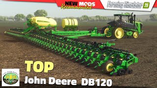 FS25 | John Deere DB120 (by JHHG Modding) - Farming Simulator 25 Mods Review QHD