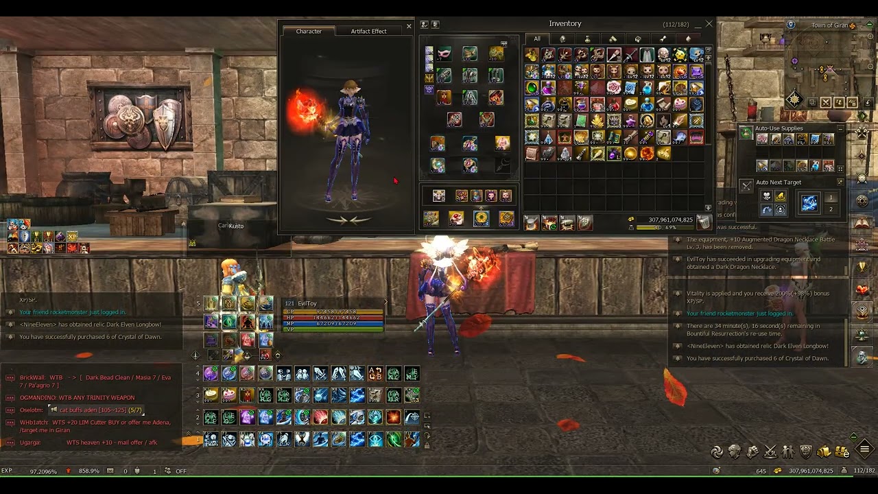 Lineage II Official Naia Server: My 1st L-grade item - Dark Dragon Necklace