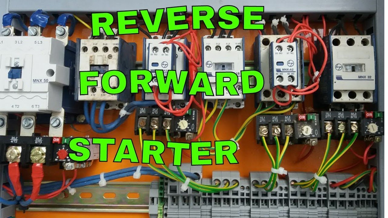 Reverse Forward Starter Control And Power Wiring RDOL YK Electrical reverse-forward-starter-control-and-power-wiring-rdol-yk-electrical