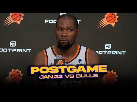 Suns/Bulls Postgame, Kevin Durant, Drew Eubanks, Coach Vogel Reactions | Jan 22, 2024