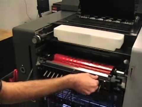 Mid-State Litho, Inc. - BaumPrint 18 Laser Slit Ink Fountain - YouTube