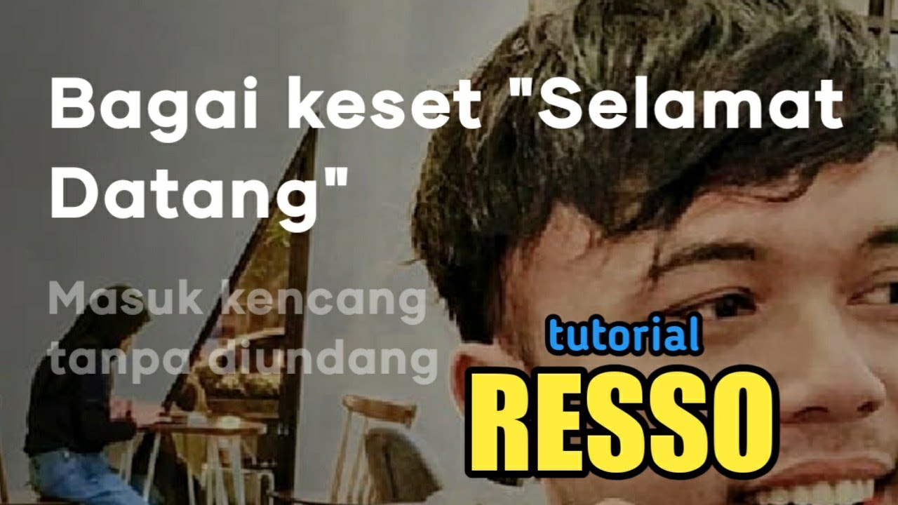 Cara edit lirik dan foto diaplikasi resso YouTube