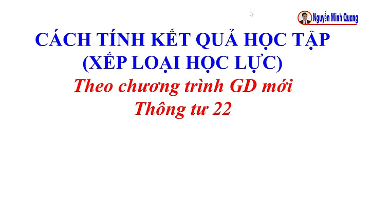 Cách tính điểm trung bình học sinh giỏi năm 2024