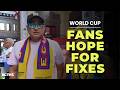 Changes coming: Fans hope for smoother experience at Saturday’s World Cup match after traffic del...
