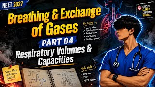 Breathing & Exchange of Gases  🫁 || Respiratory Volumes 