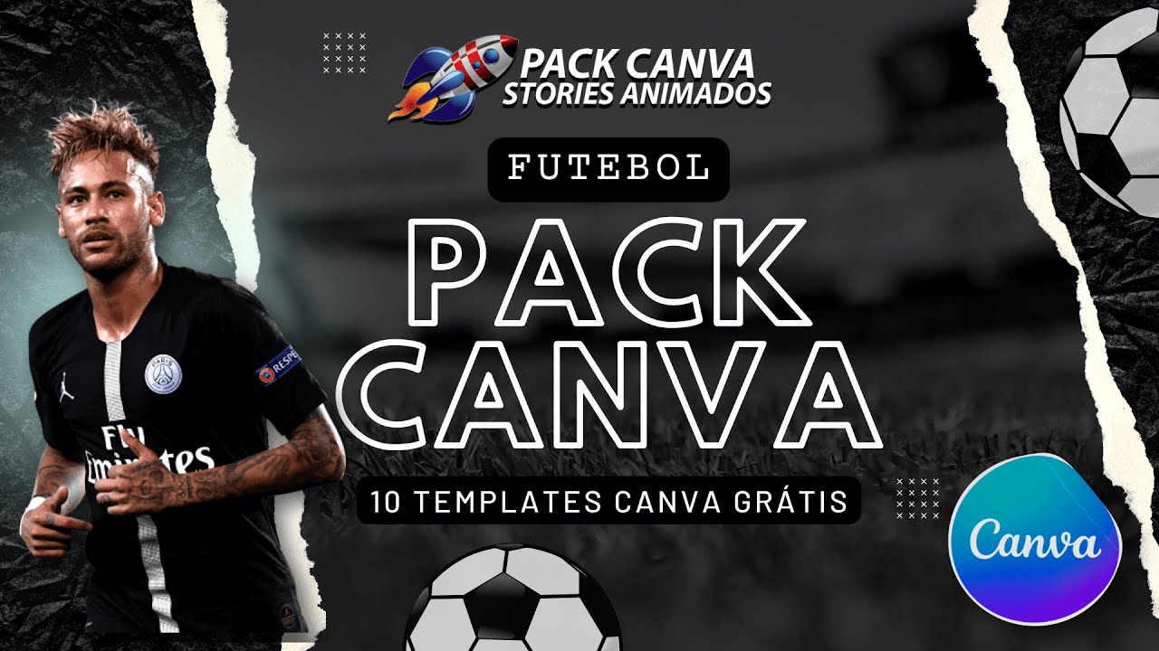 Página 3 – Modelos grátis e personalizáveis de futebol - Canva