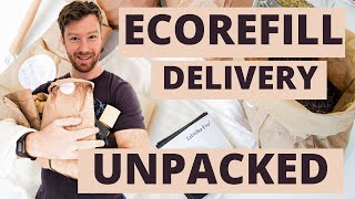 UNPACKING ECO REFILL DELIVERY - REDUCE PLASTIC at home! No plastic and lots of awesome products!