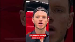 WhistlinDiesel destroying his expensive cars #whistlindiesel #cars #ferrari