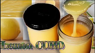 Recette simple de CURD LEMON