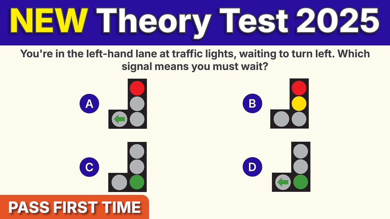 Theory Test 2025 UK | Latest DVSA Style Theory Questions (Must Watch ...