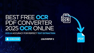 Best Free OCR PDF Converter 2025  OCR Online + OCR AI Accuracy for Perfect Text Extraction