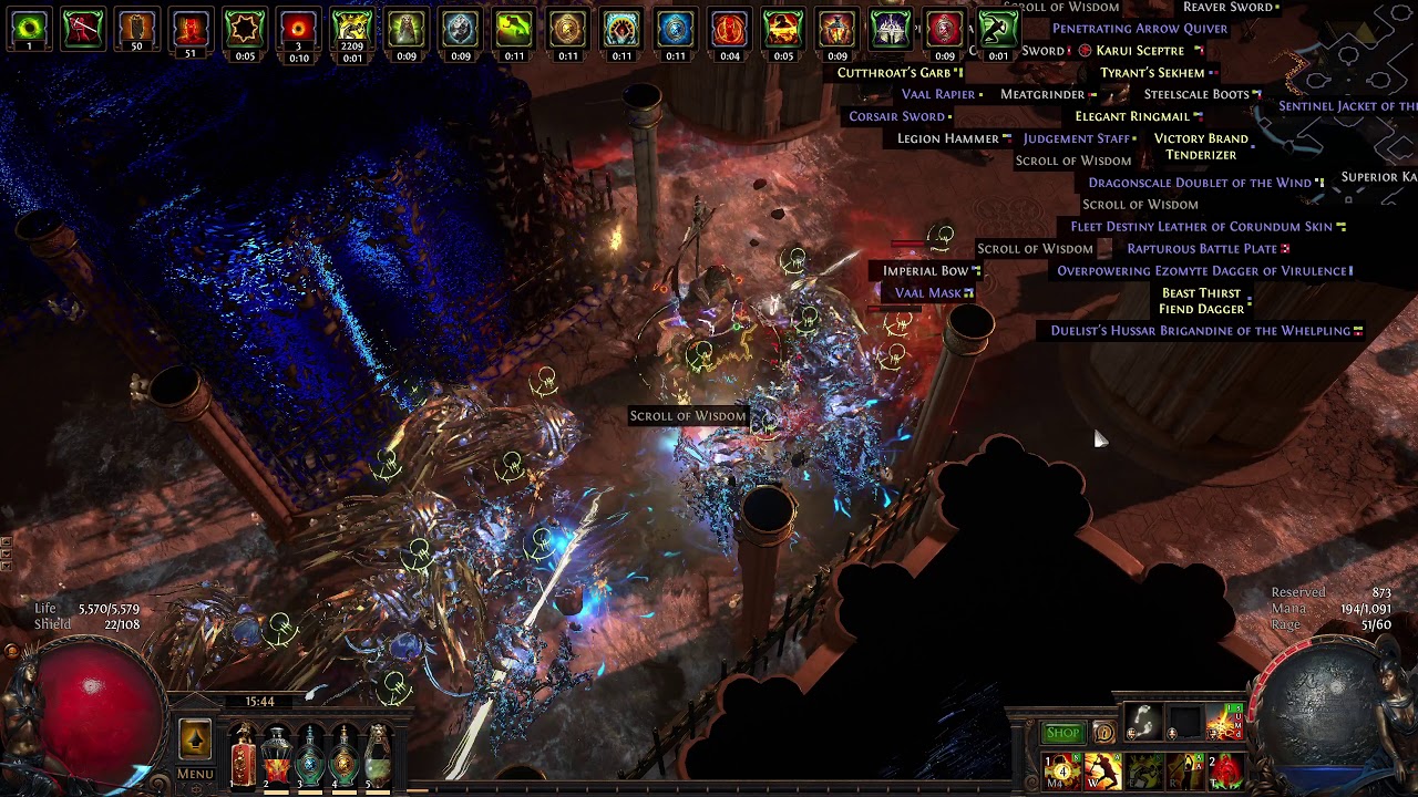 Path of Exile Earthquake 80 Rewritten Distant Memory