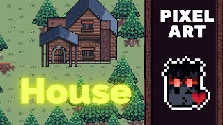 Time Lapse Fazendo Uma Casa Em Pixel Art
