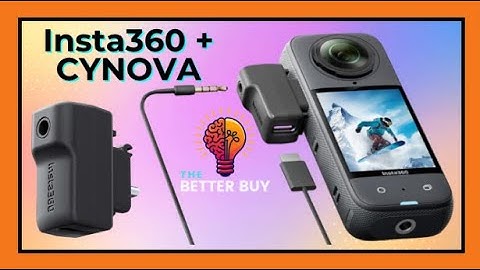Insta360 X4 Mic Adapter By CYNOVA (Level Up Your Audio)