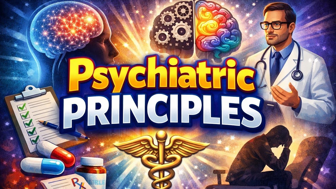 المحاضرة التالتة في #تمريض_النفسية | Psychiatric Principles | مبادئ التعامل مع المريض النفسي 🧠