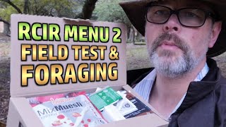 RCIR Menu 2 - Field Test With Additional Foraging