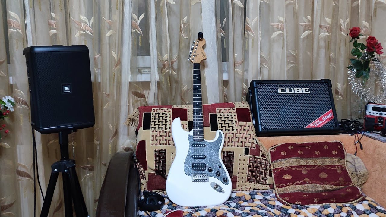 Соло эксперимент с JBL EON ONE Compact и Roland CUBE Street Ex