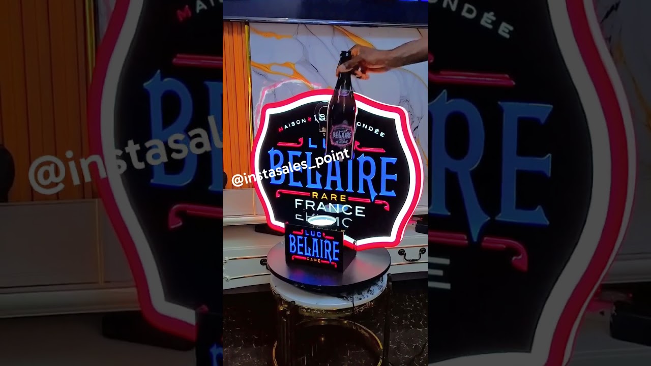 Belaire Bottle Presenter