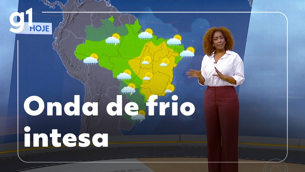 Onda de frio intensa avança pelo Brasil; confira a previsão do tempo para a semana