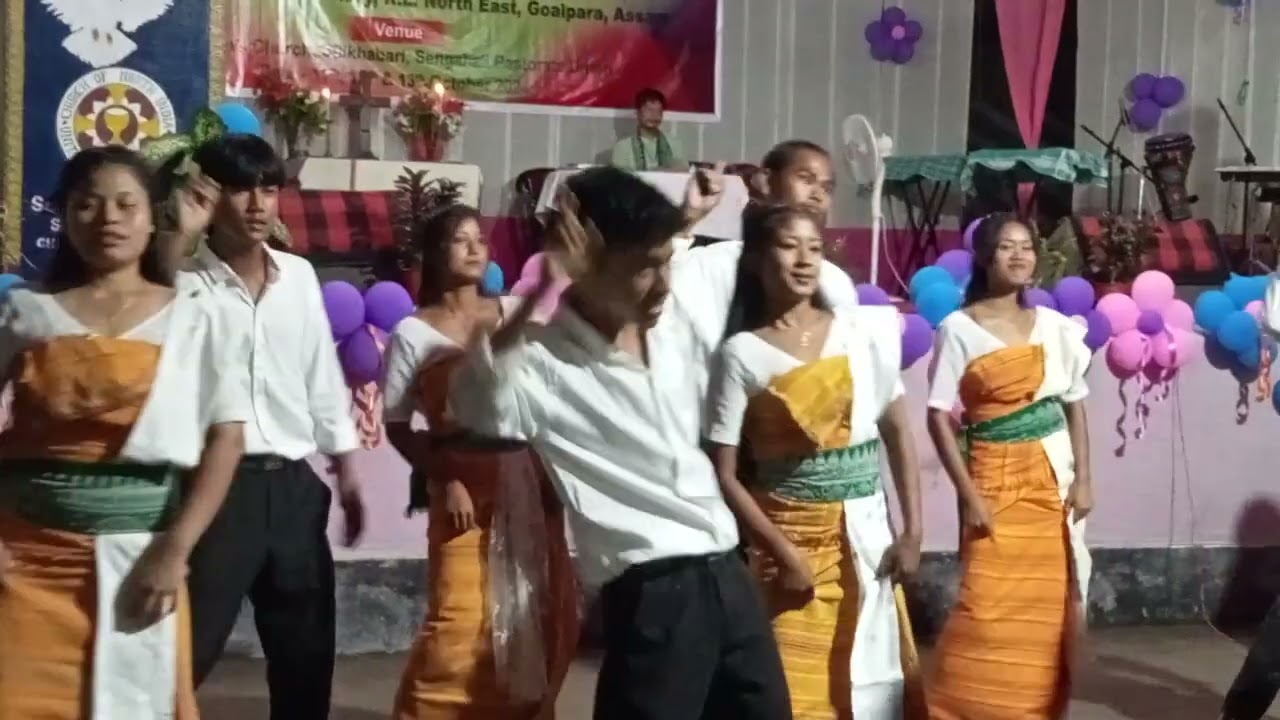 Welcome Dance by Local Pastorate (Silikabari Youth) on The 46th Annual Conference of NAD CYF, CNI.