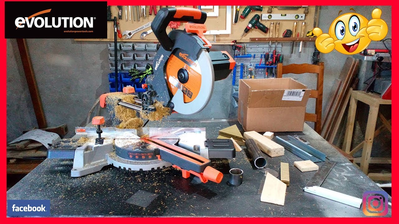 Scie A Onglet Radiale Evolution R255 Sms Youtube