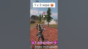 #140 1 v 3 wipe🔥#codm #codmobile #shorts