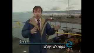 KTVU 1989 Bay Bridge live shot