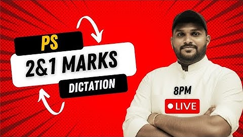 10th class PS 1&2 Marks Revision 🔥💯