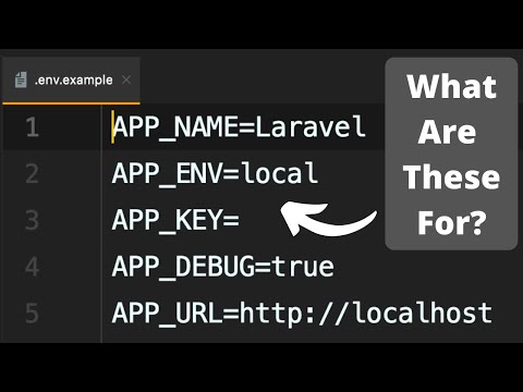 Video: Che cos'è il file .ENV in laravel?