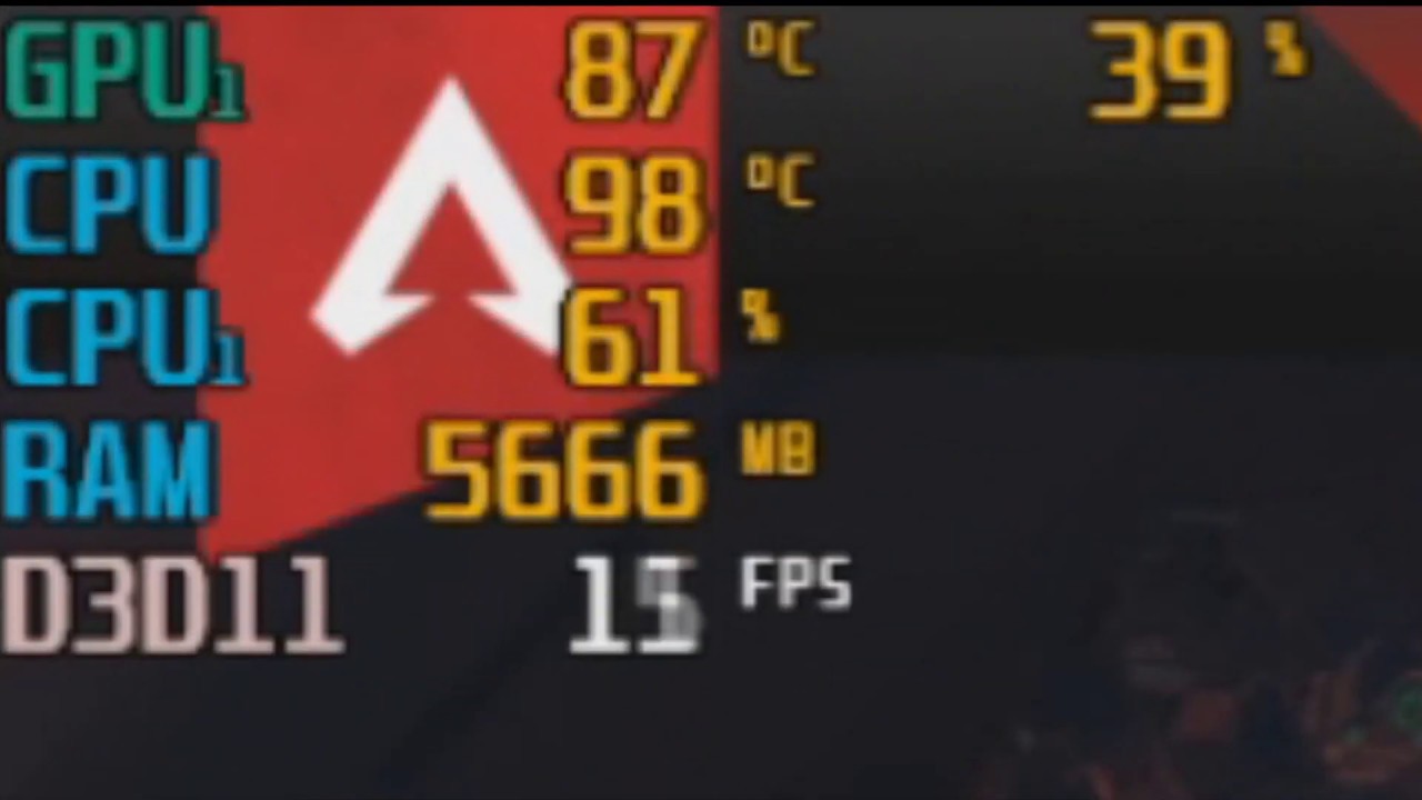 How to boots FPS APEX with MSI Afterburner