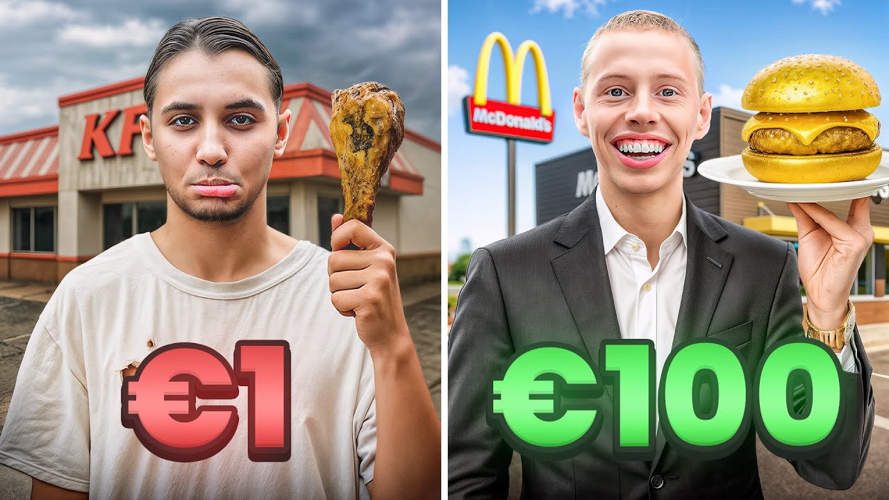 Goedkoopste vs Duurste Fastfood Producten