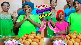 Funny gupchup challenge ll mita  Tapan family game