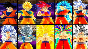Goku All Forms (100+ Transformations) - Dragon Ball Z: Budokai Tenkaichi 3